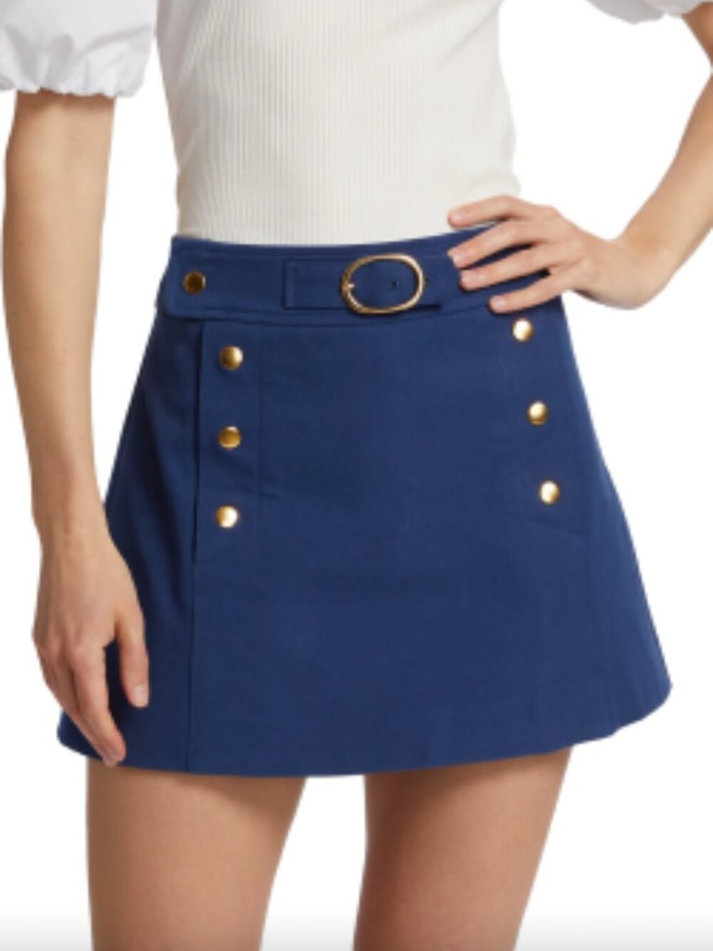 Derek Lam Blue Hester Sailor Skort 0